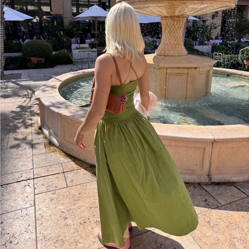 Never Fully Dressed Green Maxi Dress